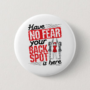 Cheer Ckspot Funny Cheerleading Cheerleader Cute 6 Cm Round Badge