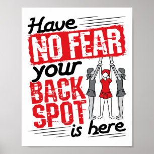 Cheer Ckspot Funny Cheerleading Cheerleader Cute Poster