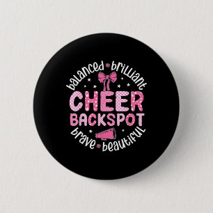 Cheer Ckspot Lanced Brilliant Cheerleading Ckspot 6 Cm Round Badge
