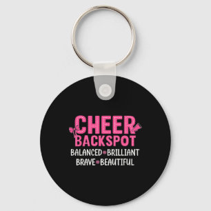 Cheer Ckspot Lanced Brilliant Cheerleading Ckspot Key Ring