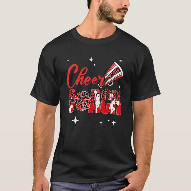 Cheer Coach Cheerleader Cheerleading Coach Biggest T-Shirt (Front)