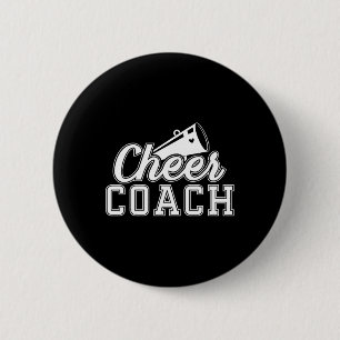 Cheer Coach Cheerleader Coach Cheerleading Coach _ 6 Cm Round Badge