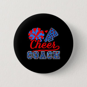 Cheer Coach Cheerleader Coach Cheerleading Coach _ 6 Cm Round Badge