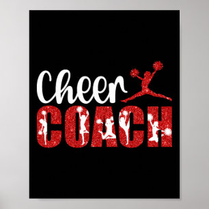 Cheer Coach Cheerleader Coach Cheerleading Coach  Poster