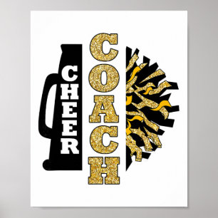 Cheer Coach Cheerleader Coach Cheerleading Coach _ Poster