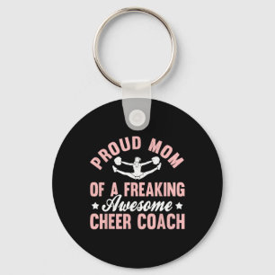 Cheer Coach Cheerleader Head Trainer Coaching Mum Key Ring