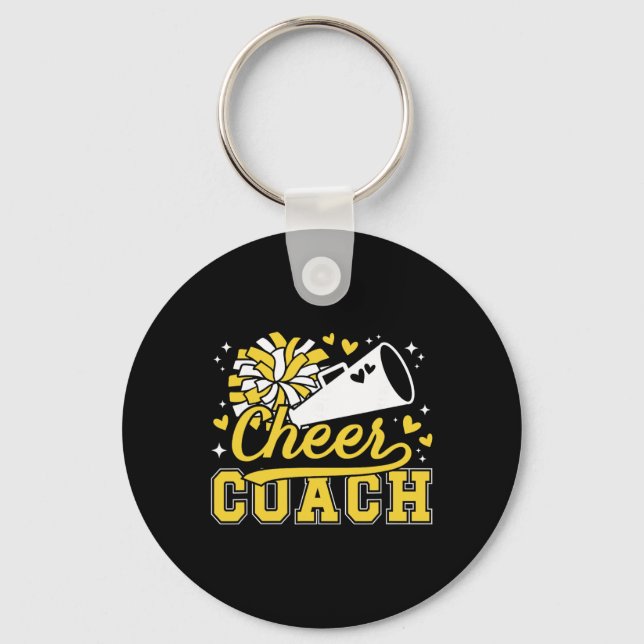 Cheer Coach Cheerleading Coach Appreciation _2  Key Ring (Front)