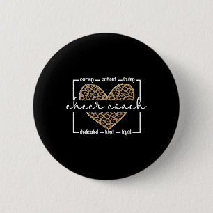 Cheer Coach Cheerleading Coach Cheerleader Coach _ 6 Cm Round Badge