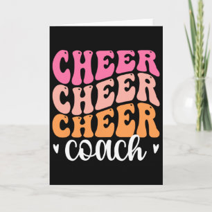 Cheer Coach Cheerleading Coach Cheerleader Coach Card