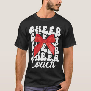 Cheer Coach Cheerleading Coach Coquette Cheerleade T-Shirt