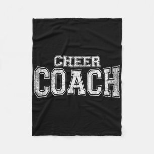 Cheer Coach Cheerleading Coaches Team Tee  Fleece Blanket