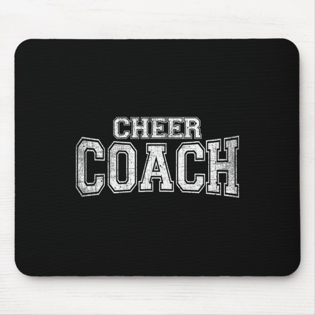 Cheer Coach Cheerleading Coaches Team Tee  Mouse Pad (Front)
