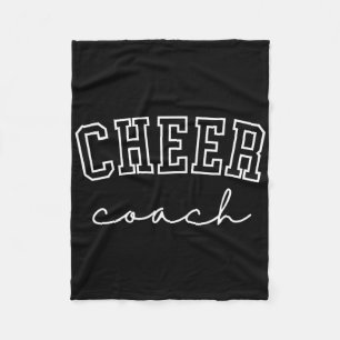 Cheer Coach Cheerleading Fleece Blanket