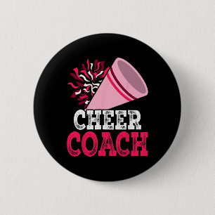 Cheer Coach Cheerleading Men Women Cheerleader Coa 6 Cm Round Badge