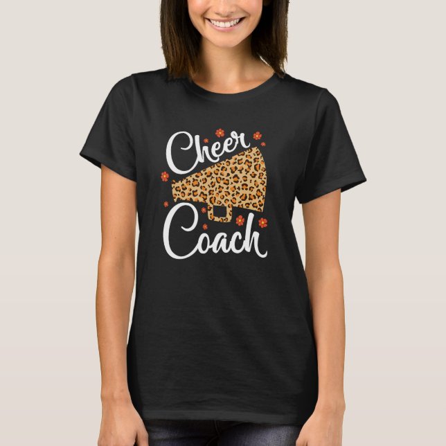 Cheer Coach Cheerleading Props Cute Cheer For Coac T-Shirt (Front)