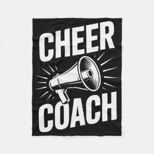 Cheer Coach Cheerleading Squad Motivator Practice  Fleece Blanket