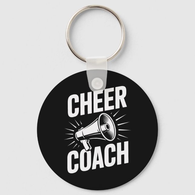 Cheer Coach Cheerleading Squad Motivator Practice  Key Ring (Front)