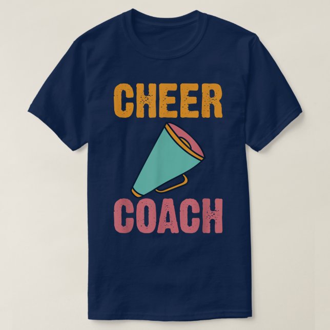 Cheer Coach Cheerleading  T-Shirt (Design Front)