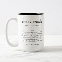 Cheer Coach Definition Thank You Gift