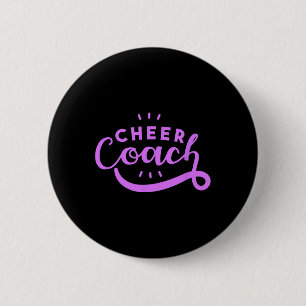 Cheer Coach - Funny Cheerleading Coach 6 Cm Round Badge