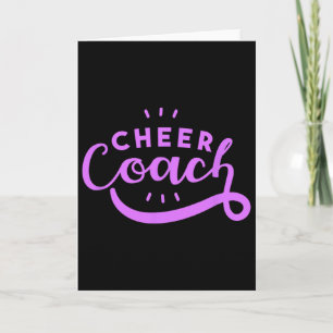 Cheer Coach - Funny Cheerleading Coach Card