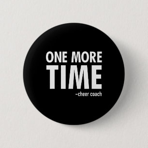 Cheer Coach Funny Cheerleading Gift 6 Cm Round Badge
