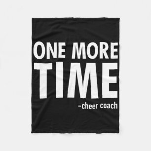 Cheer Coach Funny Cheerleading Gift Fleece Blanket