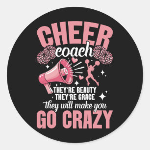 Cheer Coach G Accessories - Cheer Coach  Classic Round Sticker