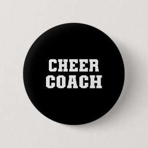 Cheer Coach Gift Cheerleading Coach Cheer Practice 6 Cm Round Badge
