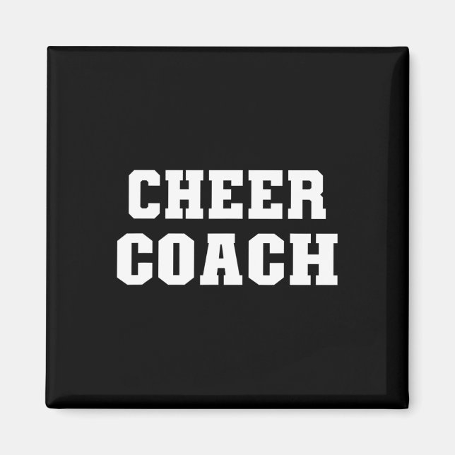 Cheer Coach Gift Cheerleading Coach Cheer Practice Magnet (Front)
