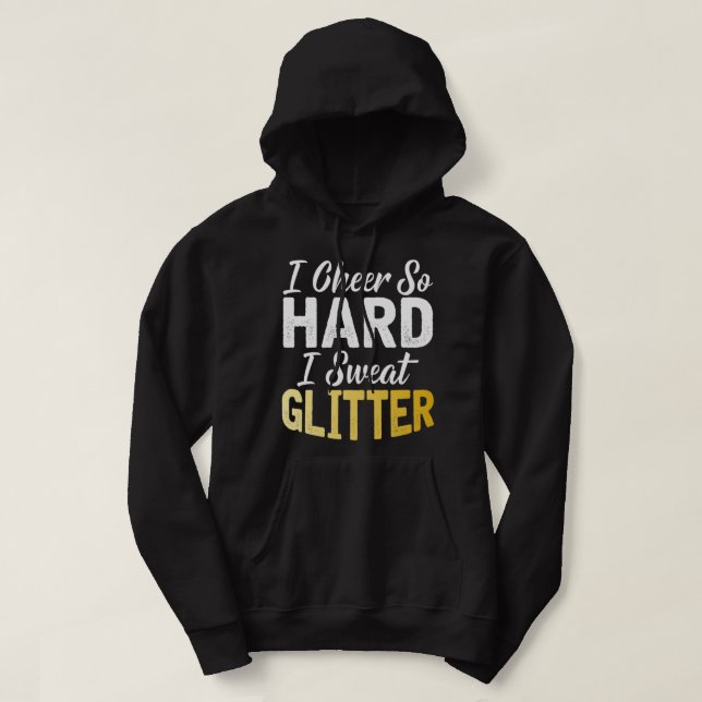 Cheer Coach Gifts For and of Cheerleading Hoodie (Design Front)