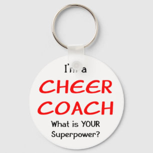 Cheer coach key ring