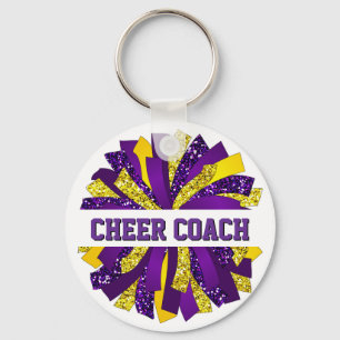 Cheer Coach Key Ring