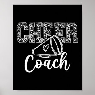 Cheer Coach Love Cheer Cheerleading Cheerleader Co Poster