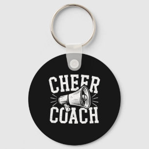 Cheer Coach Shirt Cheerleading Men Women Cheerlead Key Ring