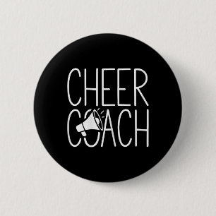 Cheer Coach Shirt Cheerleading Women Cheerleader C 6 Cm Round Badge