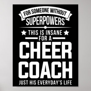 Cheer Coach's Everyday Life Cheerleading  Poster