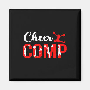 Cheer Comp Day Cheerleader Competition Day Cheerle Magnet