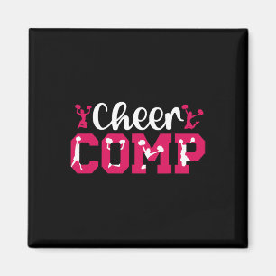 Cheer Comp Day Cheerleader Competition Day Cheerle Magnet
