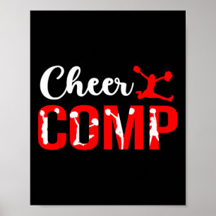 Cheer Comp Day Cheerleader Competition Day Cheerle Poster