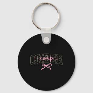 Cheer Comp Day Cheerleader Competition Day Coquett Key Ring