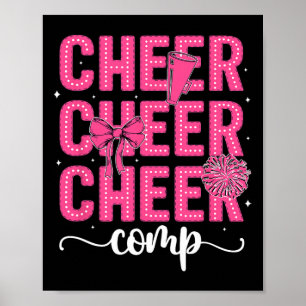 Cheer Comp Day Cheerleader Competition Day Coquett Poster