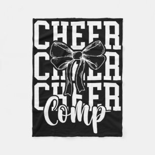 Cheer Comp Day Cheerleading Competition Day Cheerl Fleece Blanket