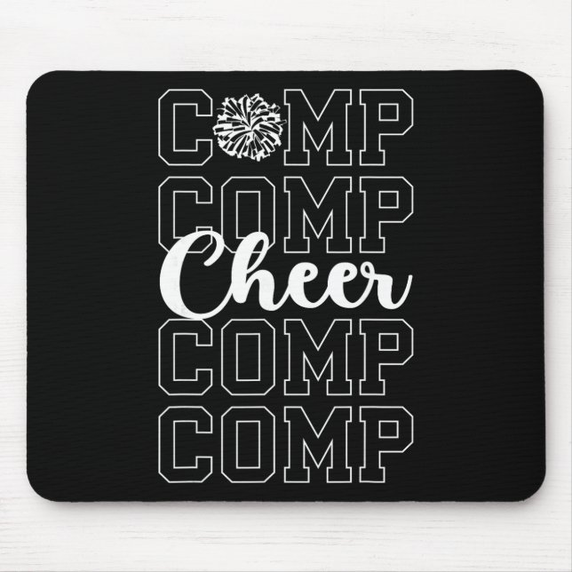 Cheer Comp Day Cheerleading Competition Day Cheerl Mouse Pad (Front)