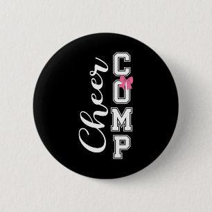 Cheer Comp Day Cheerleading Competition Day Coquet 6 Cm Round Badge