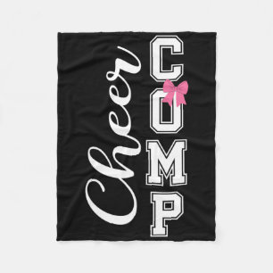 Cheer Comp Day Cheerleading Competition Day Coquet Fleece Blanket