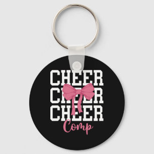 Cheer Comp Day Cheerleading Competition Day Coquet Key Ring