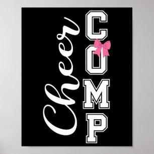 Cheer Comp Day Cheerleading Competition Day Coquet Poster