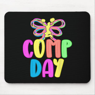 Cheer Comp Day Cheerleading Competition Day Preppy Mouse Pad
