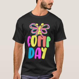 Cheer Comp Day Cheerleading Competition Day Preppy T-Shirt